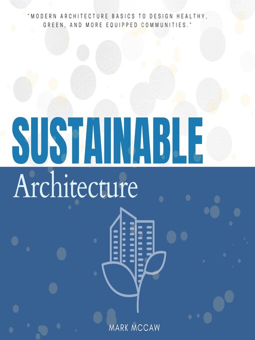 Cover image for Sustainable Architecture